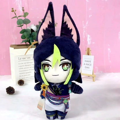 Genshin Impact Plush Doll Kaveh Venti Kazuha Albedo Tighnari Xiao Wanderer Shenhe Game Anime Plushie Cute Stuffed Toys Kids Gift