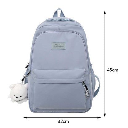 Japanese Girls Aesthetic Backpack Cute School Bags For Student Teens Girls Pockets Kawaii Women Laptop Backpack Harajuku Mochila