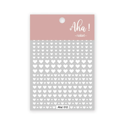 1Sheet Korean White Cloud Blue Nail Art Sticker 3D Star Moon Decal Pure Twilight Self-adhesive Manicure Slider Accessories RE#53