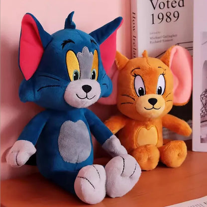 Tom And Jerry Plush Toy Cartoon Movie Figures Cat Mouse Cute Plushies Stuffed Animal Doll Toys For Kids Gift Free Shipping