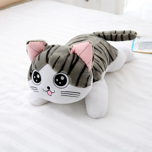 Kawaii Cat Plush Toys Chi Chi's Kitten Stuffed Doll Soft Animal Dolls Cheese Cat Stuffed Toys Dolls Pillow Cushion For Kids