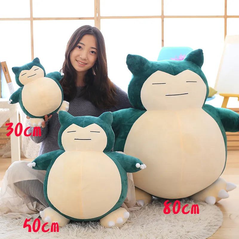 30-50cm Pokemon Cartoon Snorlax Plush Toys Anime Movie Pocket Monsters New Rare Soft Stuffed Animal Game Doll For Christmas Gift