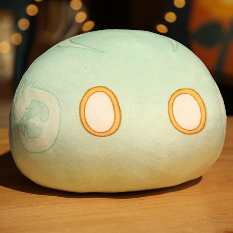 40cm Genshin Slime Pillow Genshin Impact Plush Cushion Cute Anime Game Stuffed Original God Cosplay Fans Peluche for Kid Gift