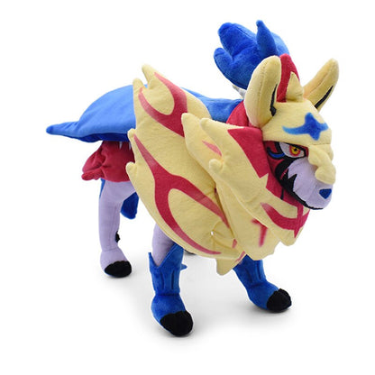 Zacian Plush Toy & Zamazenta Authentic Pokémon Plushies: Limited Edition Video Game Stuffed Animal Toy Stuffie