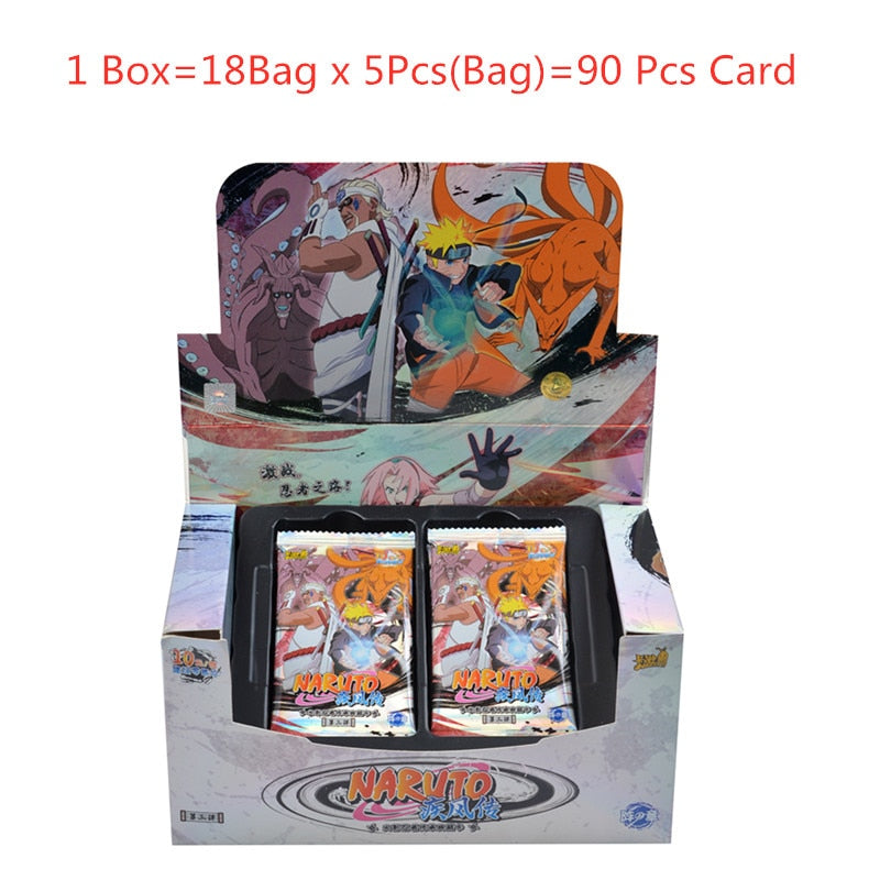 KAYOU Anime Original Naruto Cards Chapter Of The Array Box Added SE Ninja World Collection Cards Toy For Children Christmas Gift