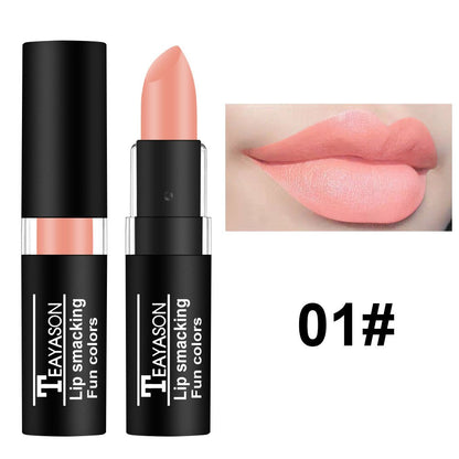 Hot Sale Waterproof Velvet Matte Black White Lipstick Lasting Pigment Green Purple Lipstick Christmas Halloween Party Lip Makeup