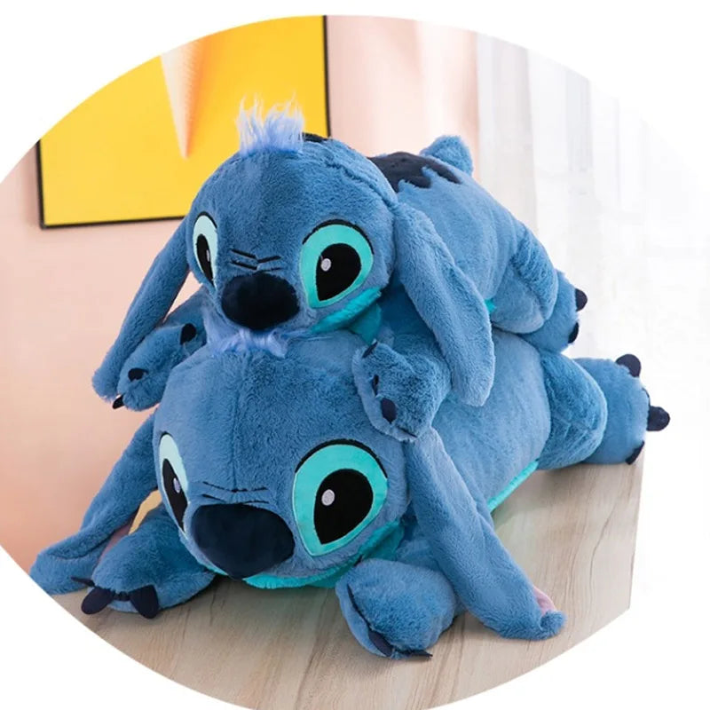 Sleeping Stitch Plush Toy 80cm Lilo and Stitch Kawaii Cute Disney Stuffed Animal Plushies Large Big Soft Doll Pillow Buddy Bed Sofa Children Birthday Gift