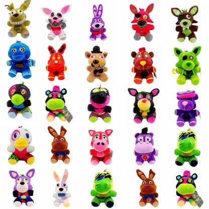 40 Style 18-20cm FNAF Plush Toys Five Night At Freddy Bear Bonnie Chica Baby Ballora Foxy Plush Stuffed Toys Doll Gifts