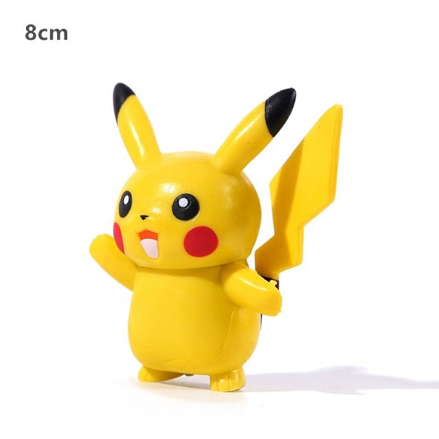 Cute Pokémon Action Figures 6-10cm Toys Pikachu Charizard Raichu Pichu Flareon Greninja Gengar Mimikyu Holiday Gift