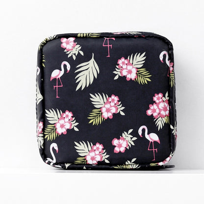 Women Tampon Storage Bag Cute Waterproof Sanitary Pad Organizer Bag Lipstick Key Earphone Data Cables Coin Purse Storage Bag