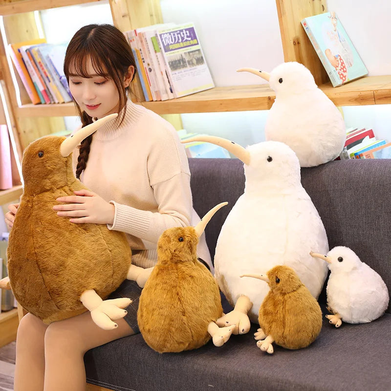 20cm Lifelike Kiwi Bird Plush Toy Cute Stuffed Animal Toy for Children Kids Doll Soft Cartoon Pillow Lovely Birthday Gift