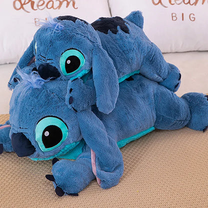 Sleeping Stitch Plush Toy 80cm Lilo and Stitch Kawaii Cute Disney Stuffed Animal Plushies Large Big Soft Doll Pillow Buddy Bed Sofa Children Birthday Gift