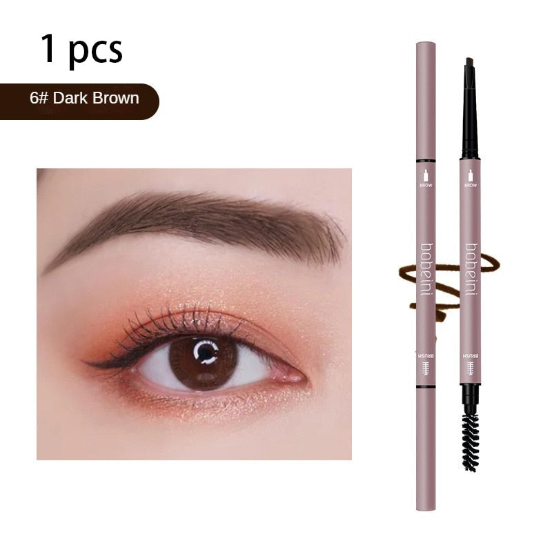 6 Colors Ultra Fine Eyebrow Pencil Waterproof Easy To Color Eyebrow Pencil Long Lasting Makeup Eye Brow Pen Beauty Eye Cosmetics