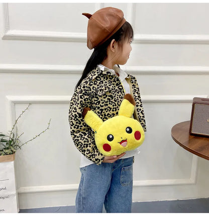 Pokemon Anime  20CM Toy Pikachu  Toy Shoulder Bag Cute Coin Purse Soft Messenger Bag Girls Gift