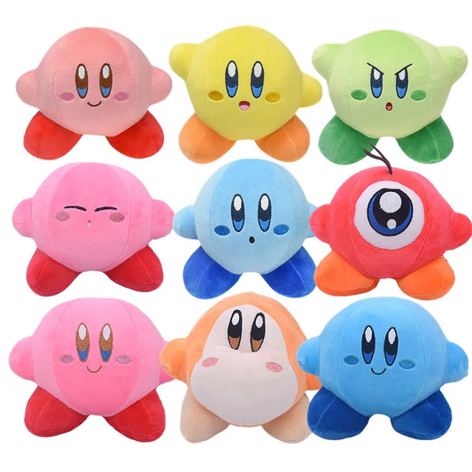 15cm Star Kirby Plush Stuffed Toys Cute Soft Peluche Cartoon Video Game Characters Dolls Children's Birthday Gifts Kawaii Xmas Decor