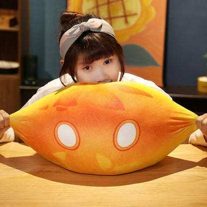 40cm Genshin Slime Pillow Genshin Impact Plush Cushion Cute Anime Game Stuffed Original God Cosplay Fans Peluche for Kid Gift