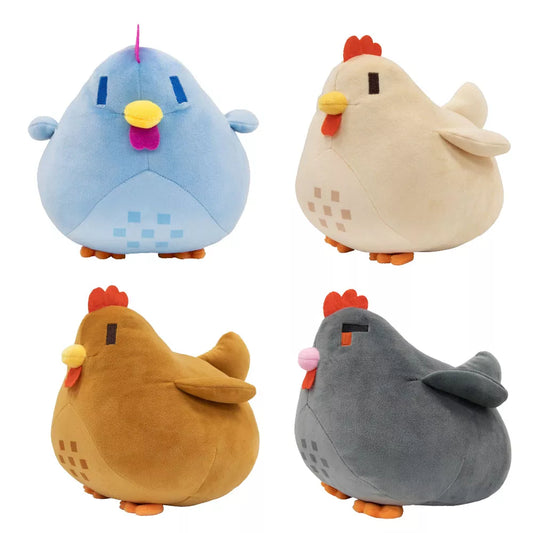 Stardew Valley Chicken Plush Toy 20cm Cute Chick Cucco Soft Pillow Star Dew Valley Video Game Stuffed Animal Doll Plushie Gift Toy for Kids