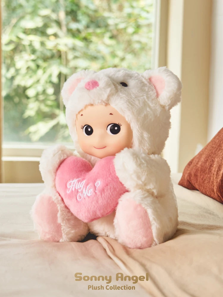 Sonny Angel Huggable Bear Doll Stuffed Animals Plush Collection Doll Cuddly Bear Soothing Healing Toys Box Birthday Gift For Kid