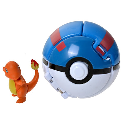 18 Styles New Pokemon Pokeball Deformation Toys Pikachu Charmander Blastoise Mewtwo Action Figure Anime Model Children's The Toy