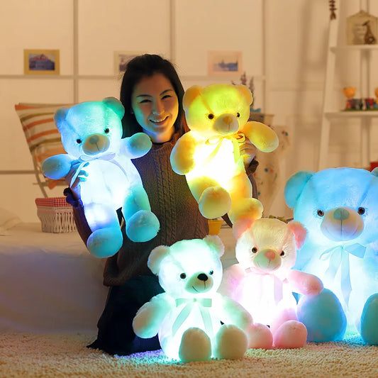 50cm Creative Light Up LED Teddy Bear Stuffed Animals Plush Toy