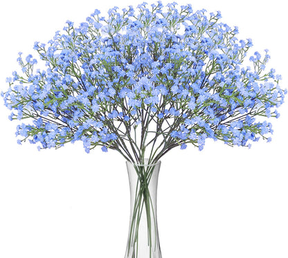 52cm White Gypsophila Artificial Flowers Wedding DIY Bouquet Decoration Arrangement Plastic Babies Breath Fake Flower Home Decor