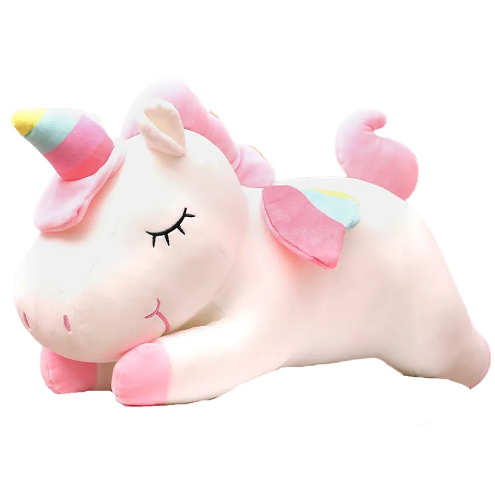 Many Size Unicorn Action Figure Plush Toy Huggable Bear Doll Doll Girl Sleeping Long Pillow Cute Bed Gir