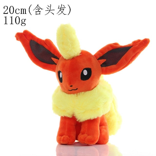 New Pokemon 20-25cm Anime Figure Pikachu Sleeping Cute Scream Plush Dolls Pet Stuffed Model Pendant Toy Children Christmas Gifts