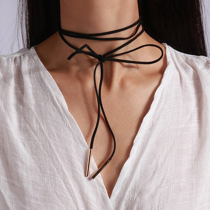 Fashion Black Velvet Chokers Necklaces Punk Style Statement Crystal Love Hearts Necklace For Women Party Jewelry