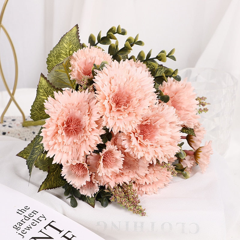 Fake Sunflower Gerbera Artificial Gerbera Wedding Decoration Fake Flower Realistic Plant Home Decoration Shooting Props