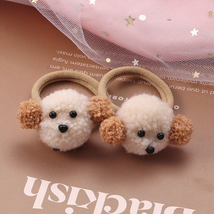 2Pcs New Cartoon Animals Hair bands Girls Nylon Elastic Rubber Band Hair Ring Headbands Cute Kids Headwear Hair accessories Gift