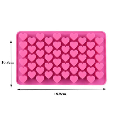 Gummy Bear Mold Silicone Chocolate Mold with Dropper DIY Dinosaur/Bear/Heart and Mini Donuts Valentine's Day Party Baking Mold