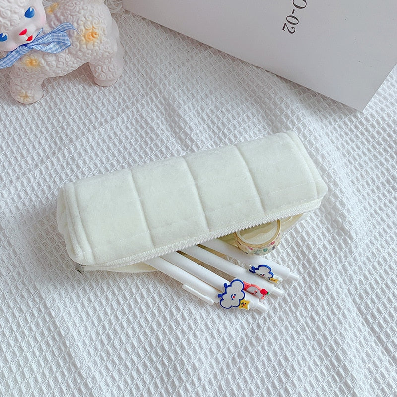 Kawaii Pillow Pencil Case Girls School Supplies Pouch Cute Korean Stationery Pencil boxes for office School bag girl boy