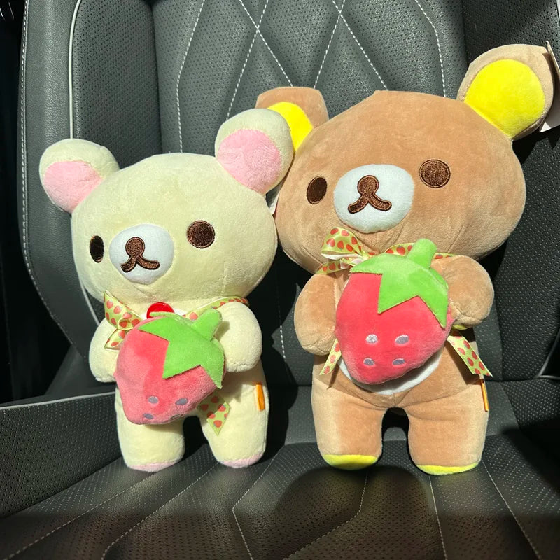 Rilakkuma Plush Lovely Animal Kuma Plushies Teddy Bear Stuffed Doll Kawaii Room Deocr Toys Hobbies Car Backrest Gift for Kids