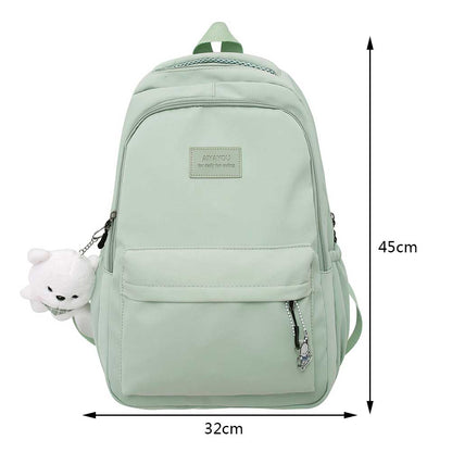 Japanese Girls Aesthetic Backpack Cute School Bags For Student Teens Girls Pockets Kawaii Women Laptop Backpack Harajuku Mochila