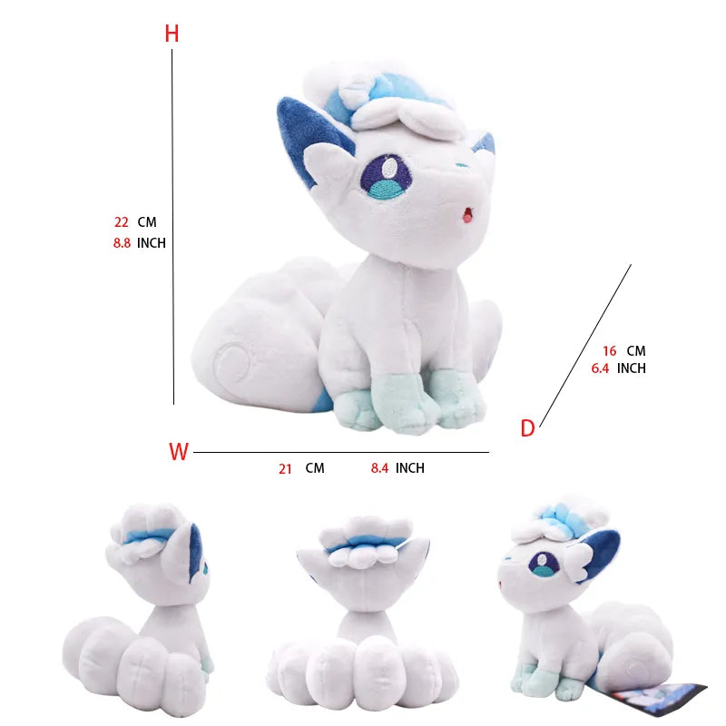 Alolan Vulpix Pokemon Plush Doll Soft Animal Hot Toys Great Gift Free Shipping