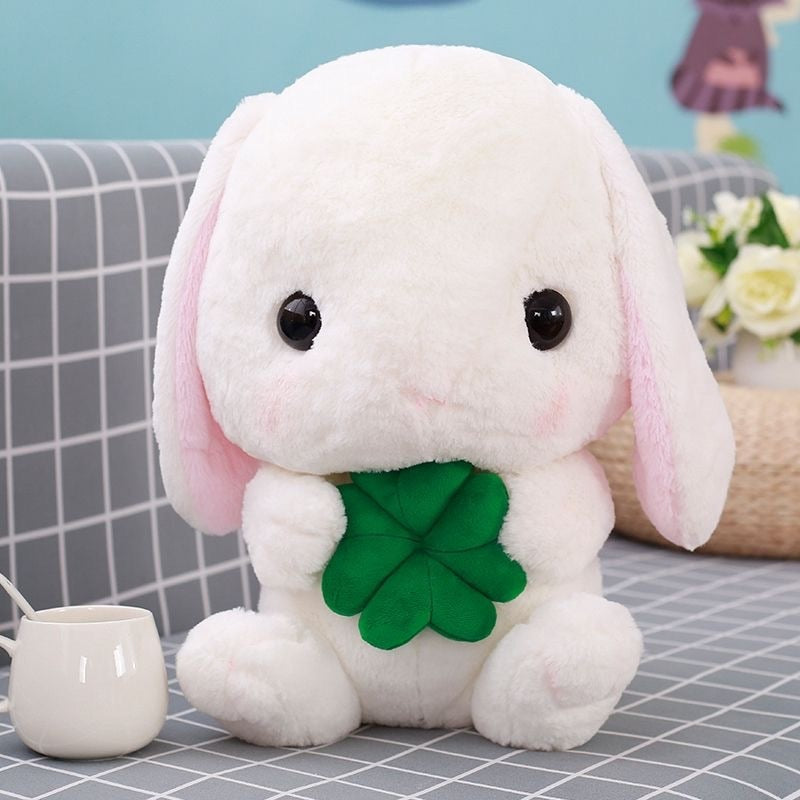 Bunny Stuffed Animal 43cm Cute Rabbit Plush Toy Soft Plushies Cushion Kid Doll Birthday Gifts for Children Baby Sleeping Pillow