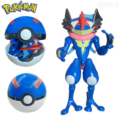 Poké Ball Catch & Battle Set: Pokémon Action Figures Pikachu Charizard Blastoise Venusaur Mewtwo Eevee Gyarados Collectible Toy Model Gift