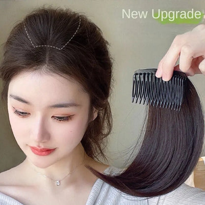 Upgrade Invisible Hair Pads Clip In Hair Piece Seamless Hair Pad Women Girls Hair Extension Lining Natural Hair Pad Top Cover