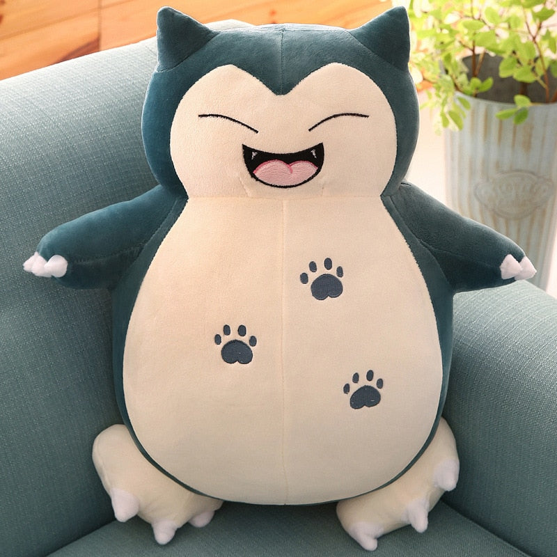 GIANT Snorlax Plush 200cm Large Life Size Pokemon Anime Stuffed Animal Toys Giant Big Plushie Kawaii Semi-finished Video Game Pillow Gift for Children