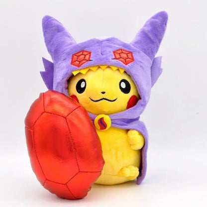 Cartoon Pokemon Pikachu Cross Dressing Series Children Plush Stuffed Doll Cosplay Charizard Snorlax Sableye Cute Kawaii Kids Toy