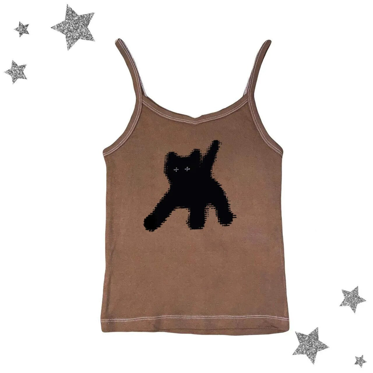 Y2k Crop Top Women Harajuku T Shirts Gothic Cute Cat Print Harajuku Streetwear Graphic Slim Tee Kawaii Summer Femme Clothes