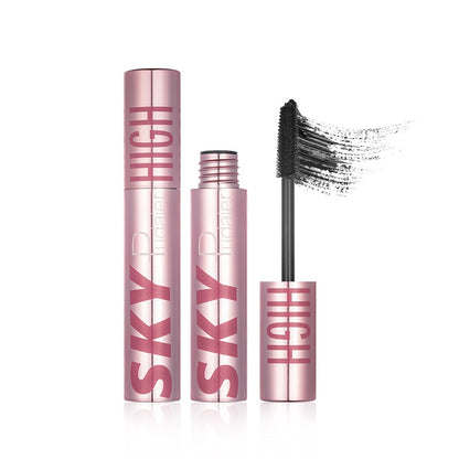 Waterproof Anti-sweat Mascara Lengthens Eyelashes Extension Black Silk Fiber Mascara Female Non-smudge Mascara Makeup Cosmetic
