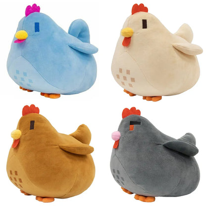 New Stardew Valley Game Plush Chicken Soft Stuffed Animal Kawaii Cartoon Toy Baby Companion Throw Pillow Peluche New Year's Gift