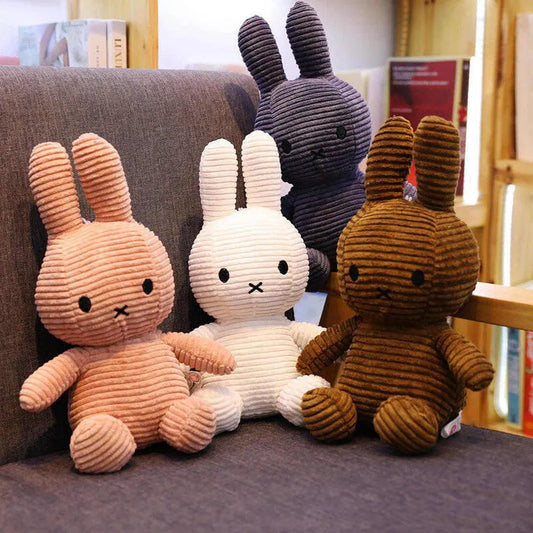 Original Cartoon Bunny Rabbit Plush Toys Kawaii Baby Accompany Highquality Plushie Doll Cute Room Decoration Children's Gift