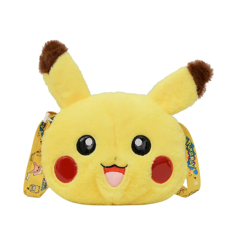 Pokemon Anime  20CM Toy Pikachu  Toy Shoulder Bag Cute Coin Purse Soft Messenger Bag Girls Gift