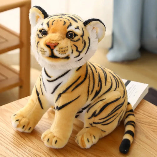 Stuffed Soft Toy Zodiac Tiger Boy Girl Plush Toys Children Baby Lovely Birthday Gift 23/27/33cm Simulation Tiger Mascot Dolls