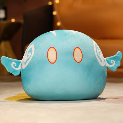 40cm Genshin Slime Pillow Genshin Impact Plush Cushion Cute Anime Game Stuffed Original God Cosplay Fans Peluche for Kid Gift