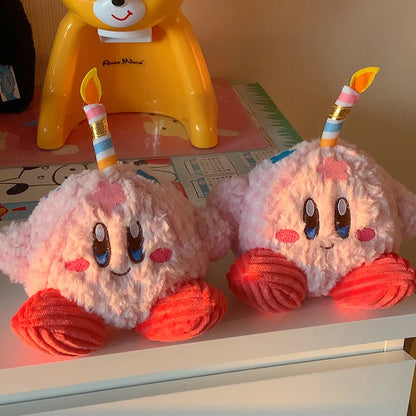 15CM Kirby Birthday Candles Stars Peluche Toys Kawaii Kirby Room Decor Juguetes Para Niños Inquietos Brinquedos Infantil Menina