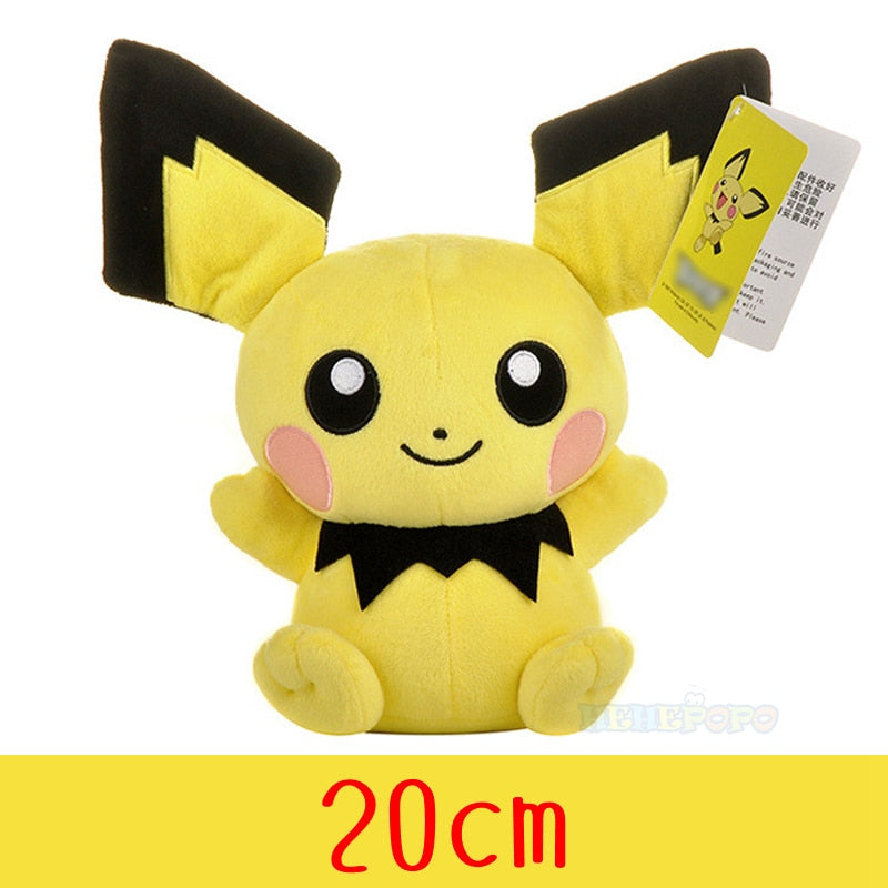 Pokemon Stuffed Animals Plush Toys Charmander Plushies Pikachu Eevee Bulbasaur Squirtle Jigglypuff Meowth Charizard Snorlax Psyduck Peluche Gift