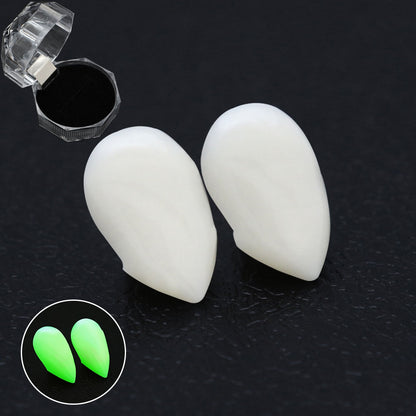 Adult Kids Halloween Vampire False Teeth Horrific Party Costume Transparent Dentures Cosplay Fangs Resin Fangs Free Shipping